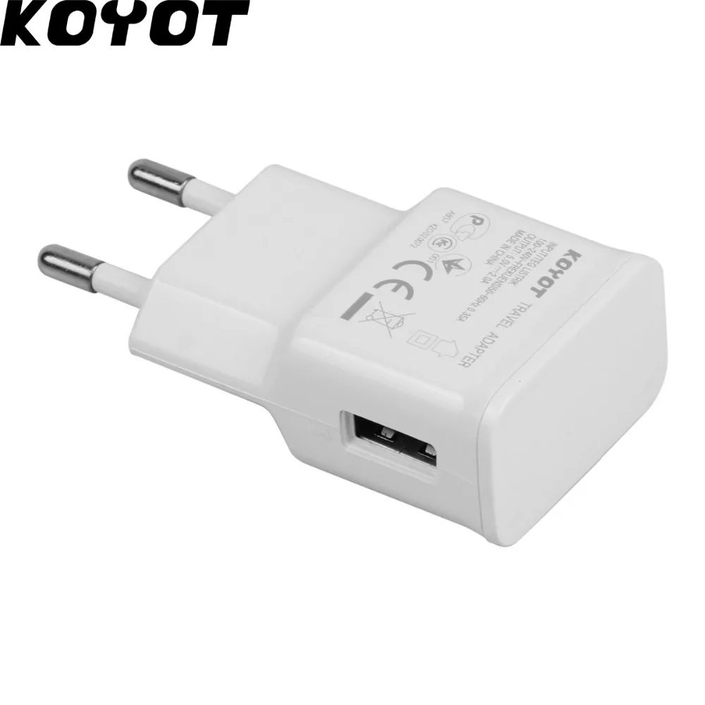 

KOYOT EU plug Adapter 5V 2A USB Wall Charger Mobile phone charger for Samsung Galaxy S5 S6 Note4 N9000 Fast Quickly charge
