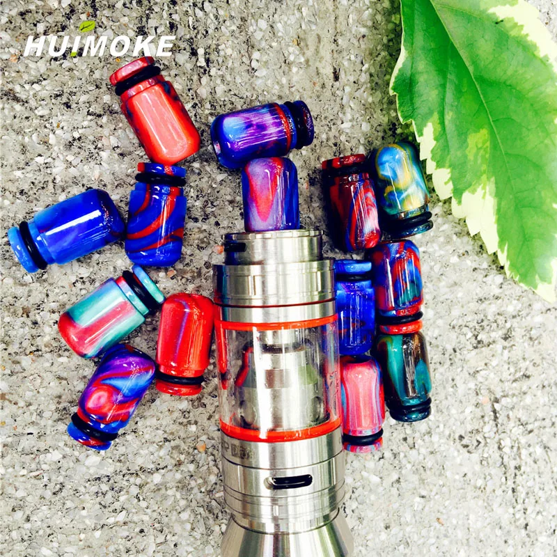 

E-cigarette 510 Resin Drip Tip Flower Onami universal Mouthpiece for Vape Pen 22 TFV8 Baby ijust s 510 type Atomizer tank