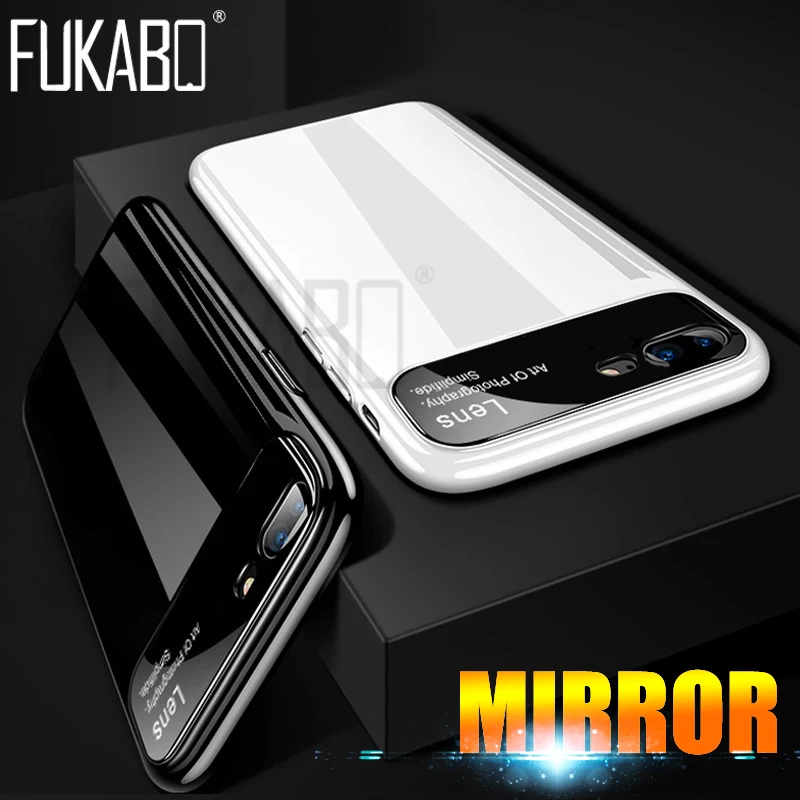 

luxury Mirror PC Protective Phone Case For iPhone 7 6 Plus Hard Back Shockproof Cover For iPhone 6 6s 7 7 Plus Full Cover Case
