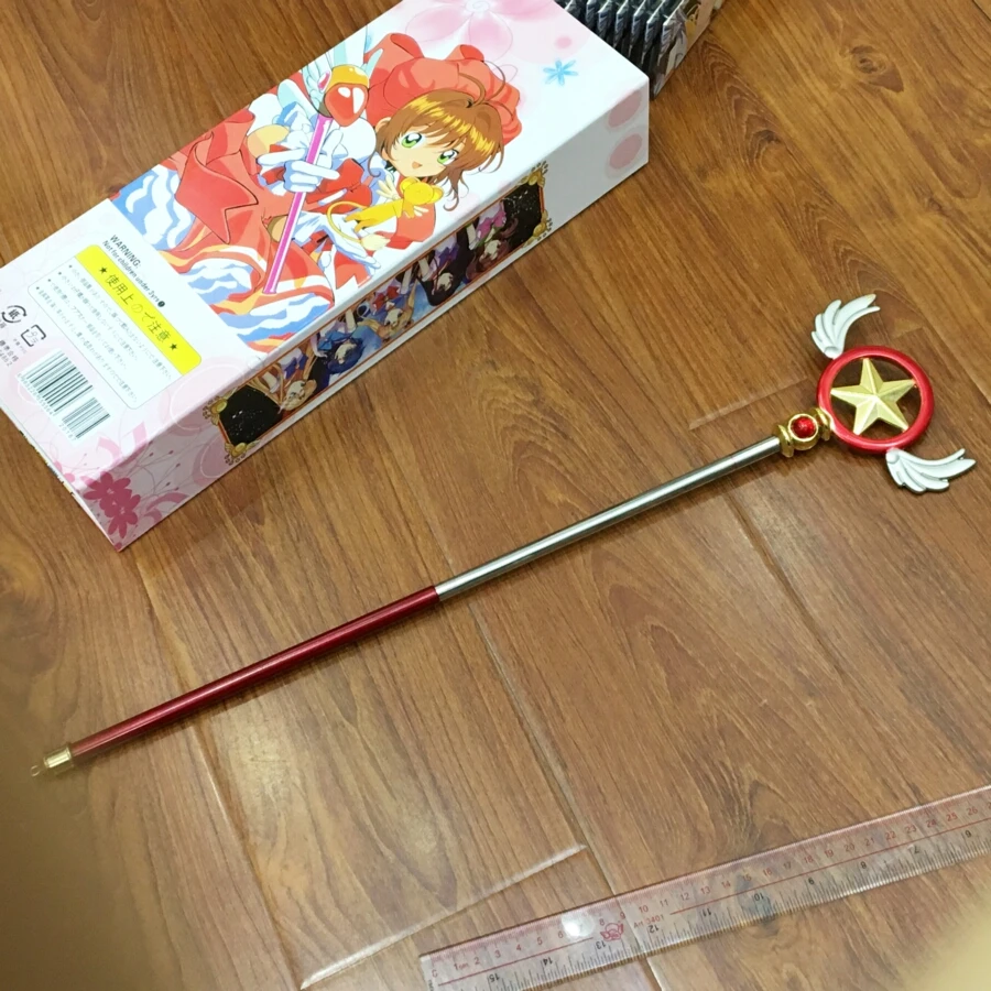 Cardcaptor Sakura Card Porp Kinomoto Captor Sakura Birdhead Star Magic Stick палочка телескопическая палочка косплей подарок