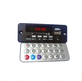 

dc 12V Bluetooth Receiver Module MP3/WMA/WAV decoder board Digital LED player FM radio for diy Amplifier speaker