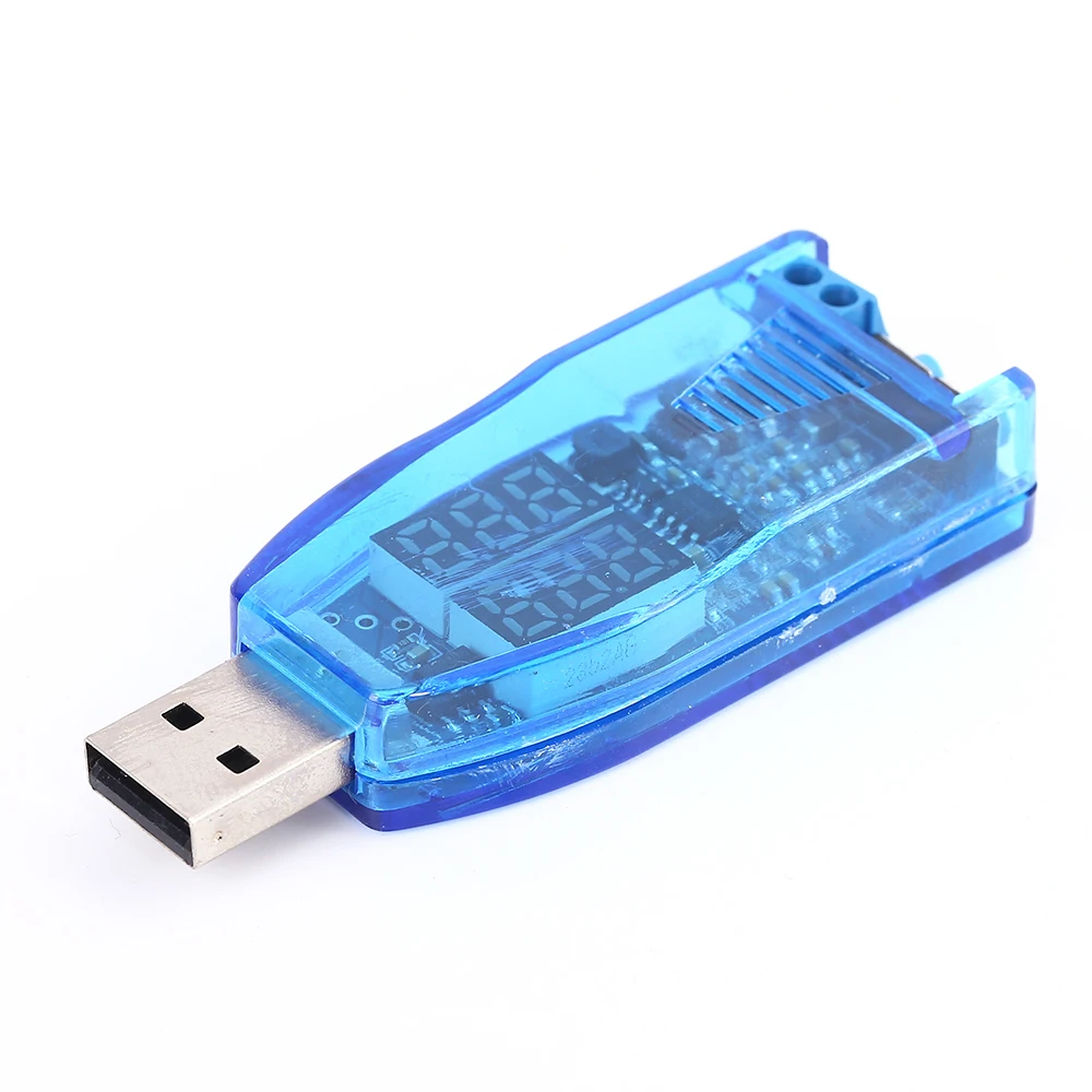 USB понижающий модуль питания красный зеленый Дисплей Напряжение тока Боковая кнопка регулировки с коробкой DC-DC 5 В до 3,3 В 9 в 12 В 24 В