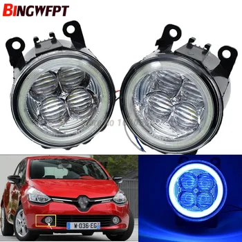 

2x Super Bright Angel Eyes White Blue Led Fog light For Renault Clio IV 2012 2013 2014 2015 2016
