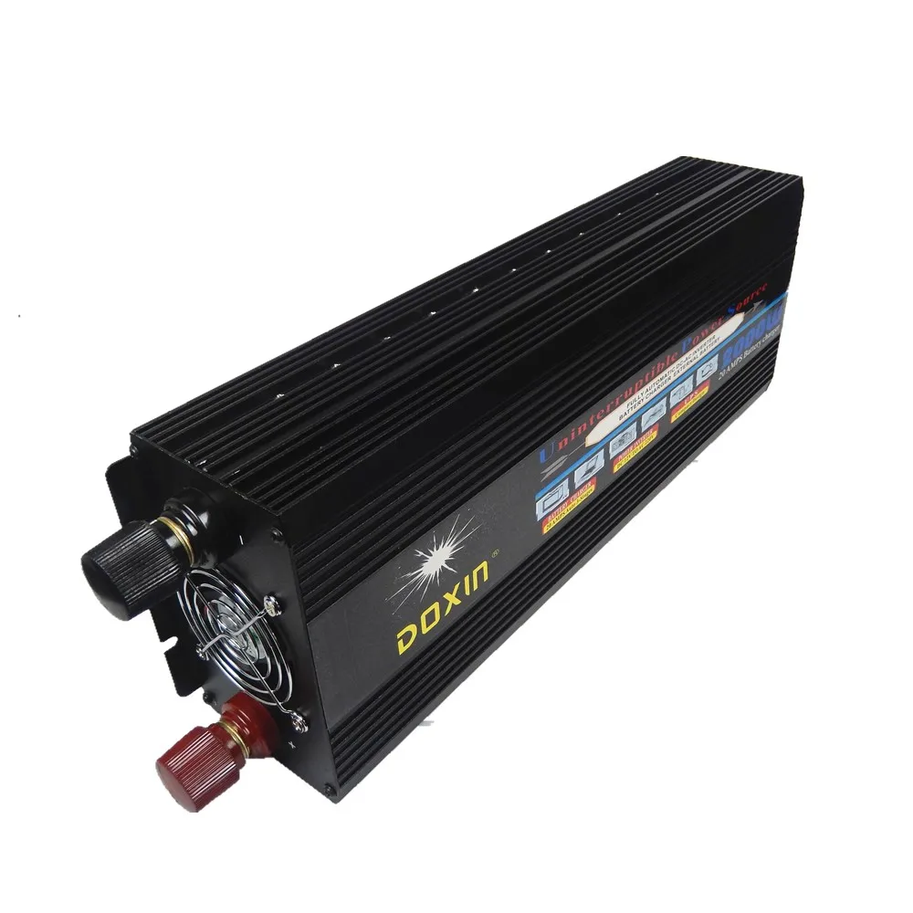

UPS 2000W 24V dc input to 220V ac output modified wave Power Inverter With UPS Battery Charging function