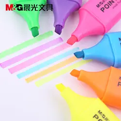 Маркер fluoresent ручка mg2150 маркера ручка канцелярских оптовая продажа 6 шт./упаковка, Бесплатная доставка