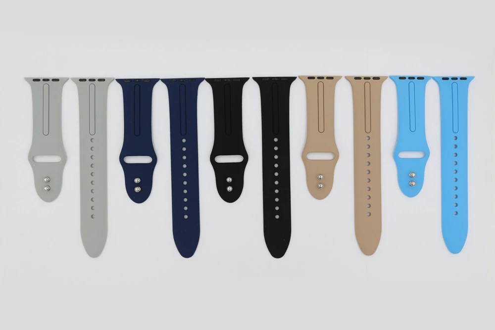 URVOI Sport band for apple watch series 1 2 Ultraman silicone strap for iWatch with pin and tuck closure single workout color19