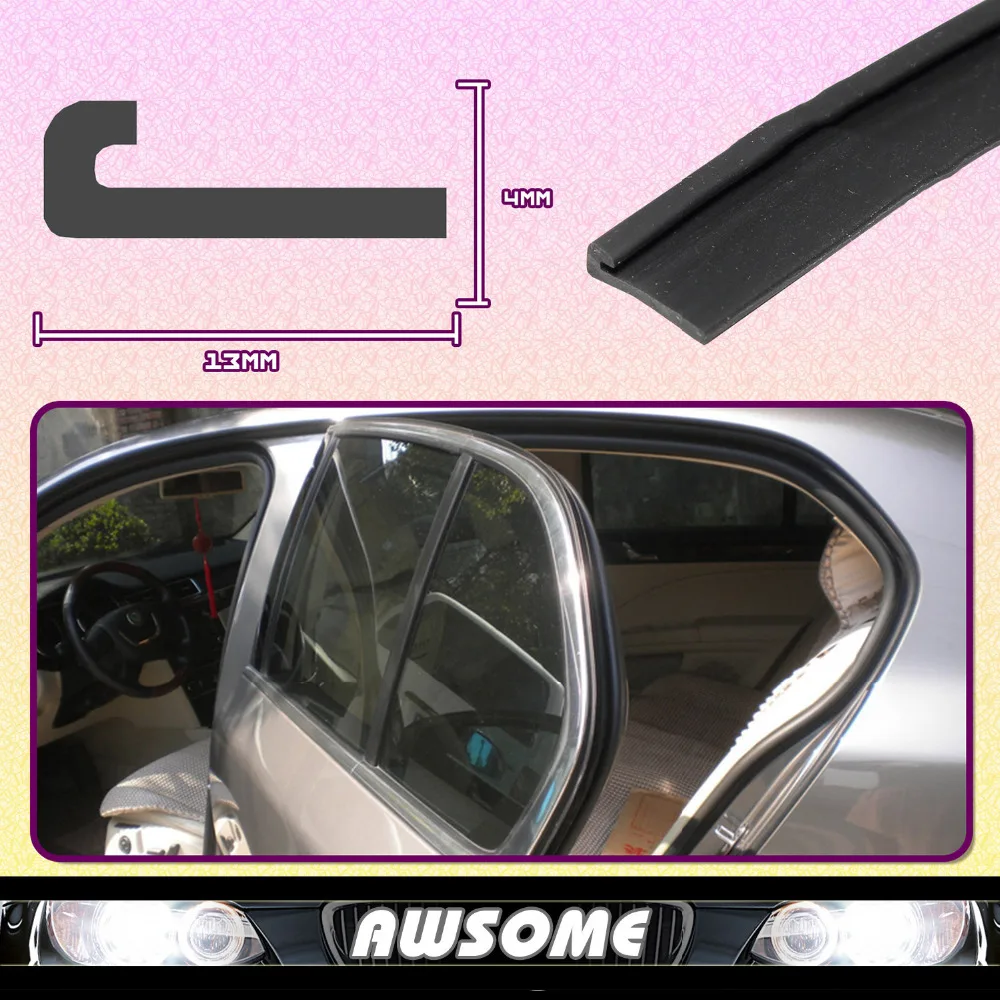 120cm Rubber Edge Trim Seal noise muffler Heat Resistance Cold Dust Belt Weatherstrip #54#55#57#58 | Автомобили и мотоциклы