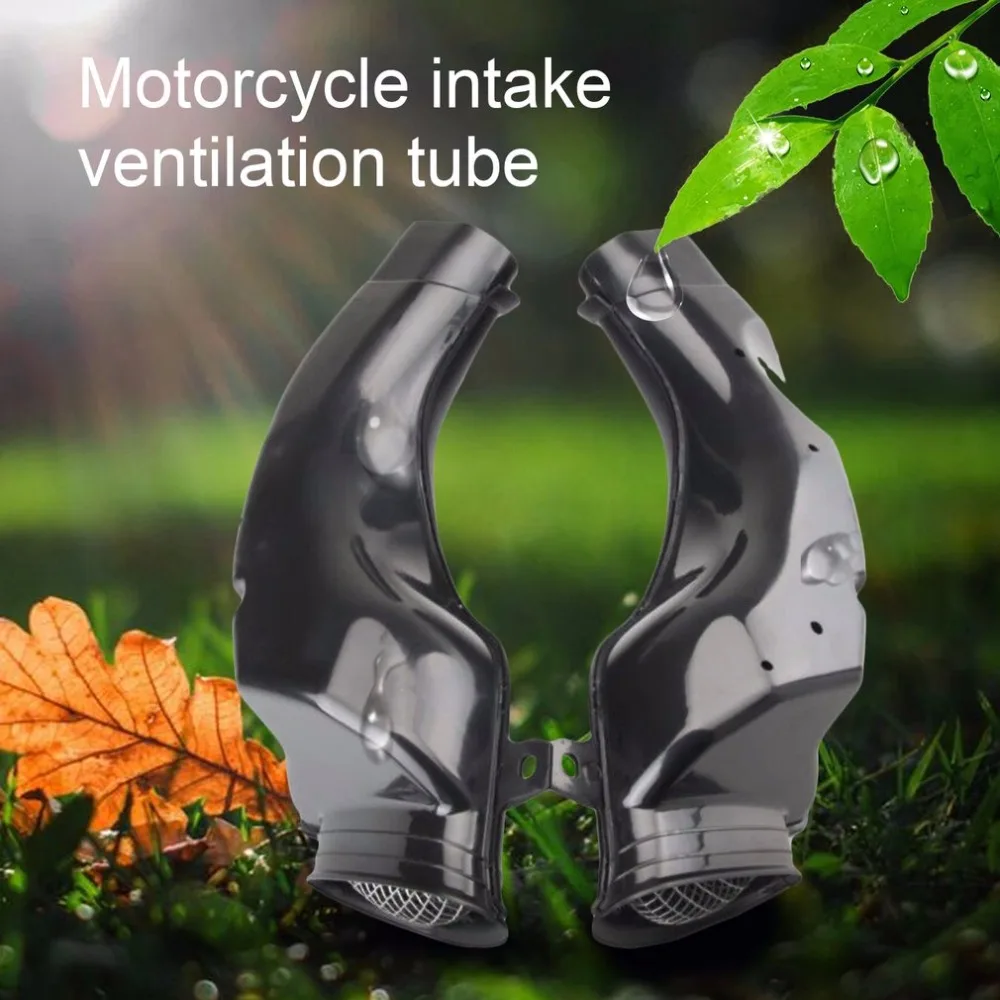 1 Pair Motorcycle Ram Air Intake Tube Duct Pipe For Suzuki GSXR 600 750