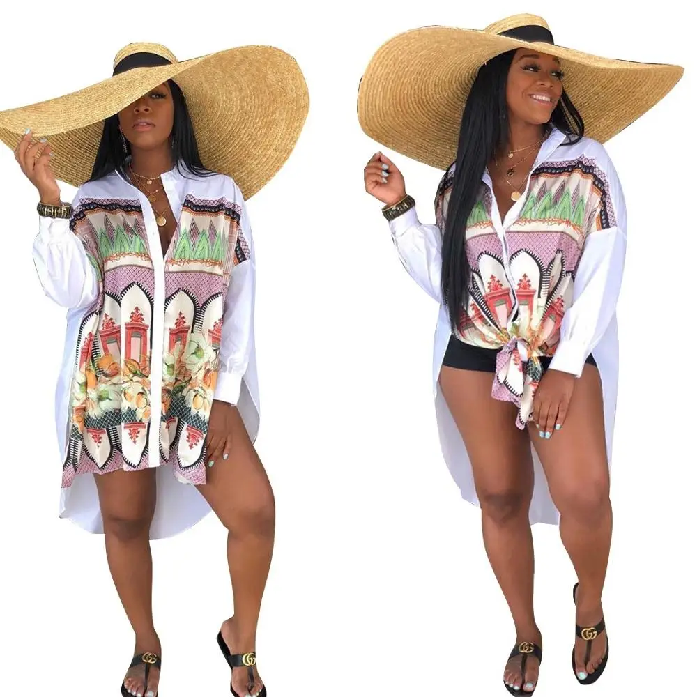 

2019 African Dashiki dress New Elastic summer Design long Sleeve Nice printed dress For Lady/women