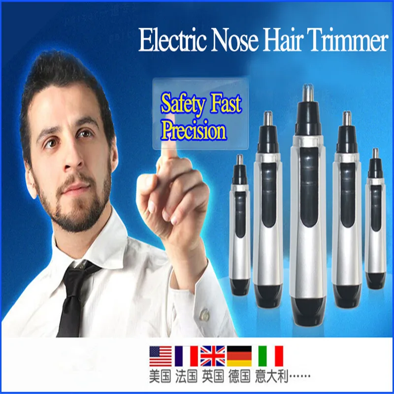 

100% original nose trimmer for men hair removal face ear trimer for men beard trimmer nose waterproof trimmer for nose and ears