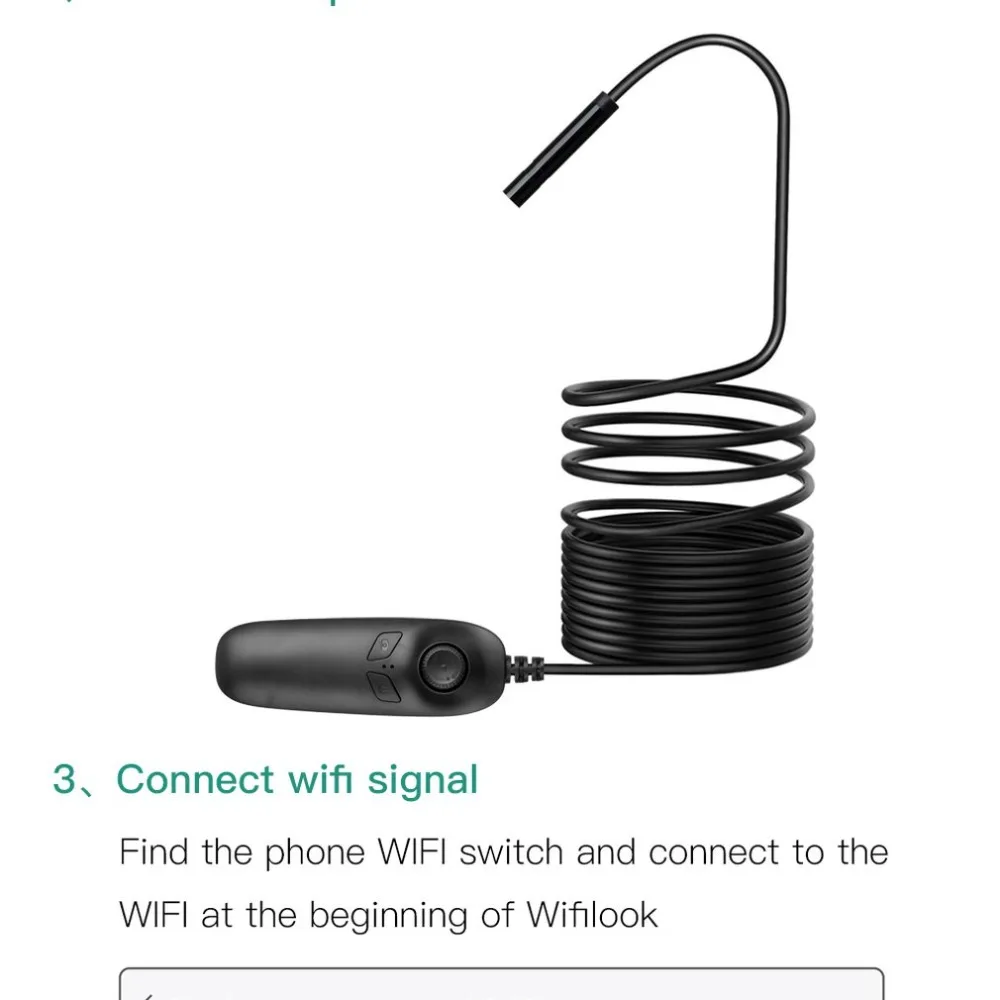 

Y12 WiFi Endoscope with 8 LED Mini Wireless Borescope 8mm Lens Waterproof Inspection Camera for iOS Android Drop Shipping Sale