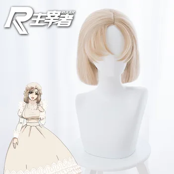 

Hataraku Saibou Cells at Work Cosplay Wig Long Halloween Costume Macrophage Synthetic Blonde Braiding hair Wigs For Women