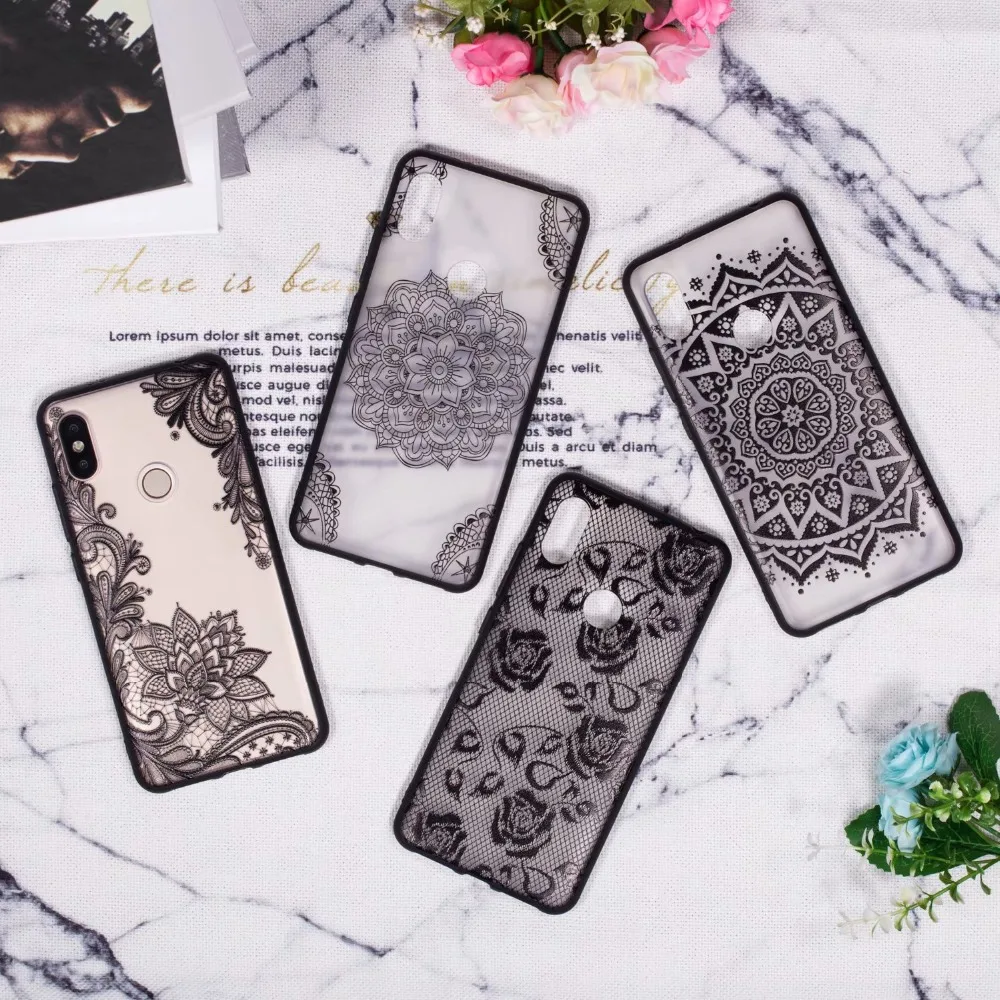 

Sexy Retro Lace Phone Case For Xiaomi Redmi 5 Plus 4A 4X 5A 6A 6 S2 Note 4X 5A Prime 5 Pro PC TPU Back Case For Xiaomi Mi A1 A2