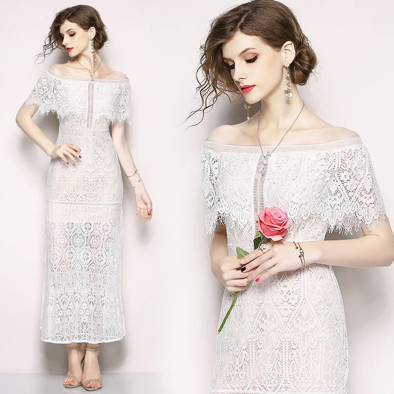 Aliexpress.com : Buy White Full Lace Wedding Dresses Elegant Off The