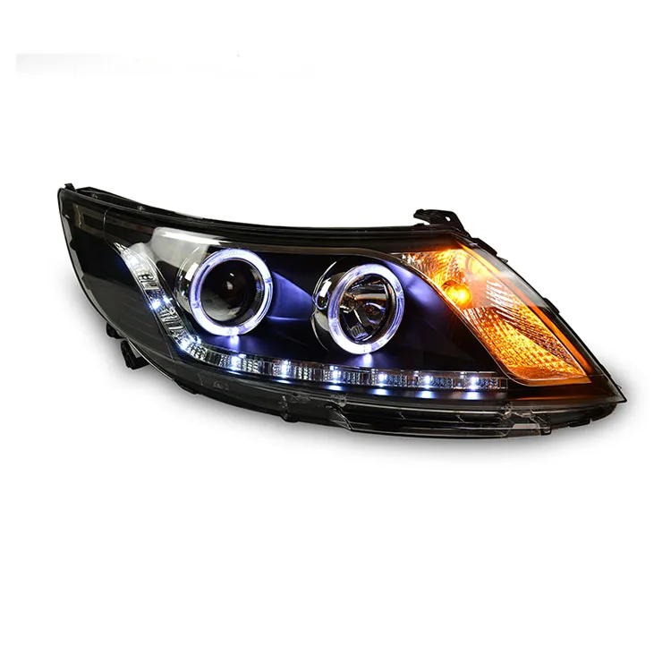 Ownsun New Eagle Eyes LED DRL Bi xenon Projector Lens Headlights For