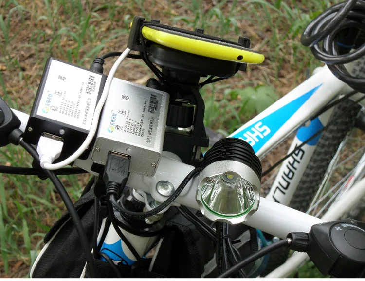 Велосипедный источник питания Hup 6 в 3 Вт 36 отверстий передний подшипник концентратор со светодиодной головной лампой сплав для освещения зарядки мобильного телефона