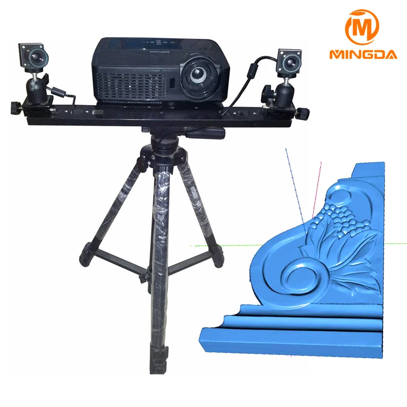 

MINGDA High Precision Non-contact 3D Scanner For Sculpture Carving Professional Fast Scan Industrial Level High Resolution Scan