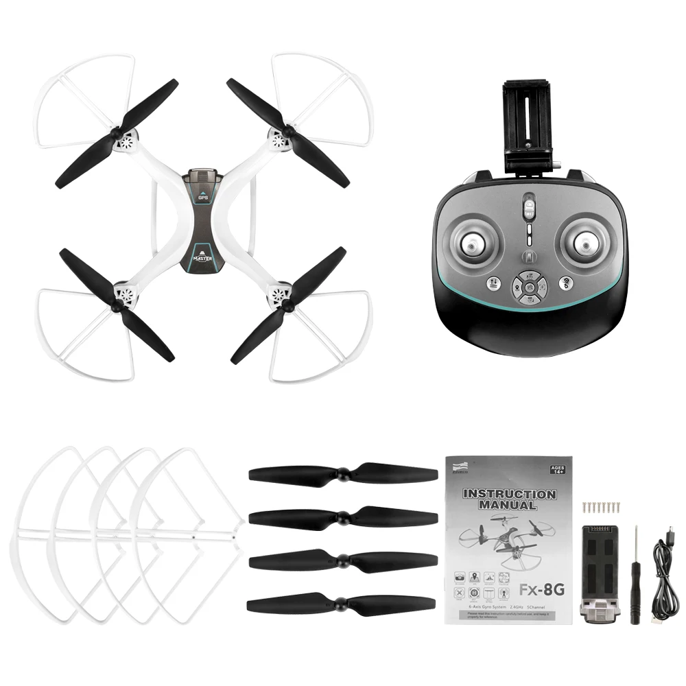 Клиренс 5 8G FPV GPS Радиоуправляемый Дрон каналов удержание высоты следование 2 4 GHz