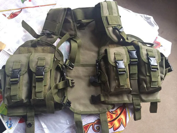 Tactical vest Military jacket Woodland Camouflage Hunting safety vest Clothing tactical uniform armored Security Protection (11)