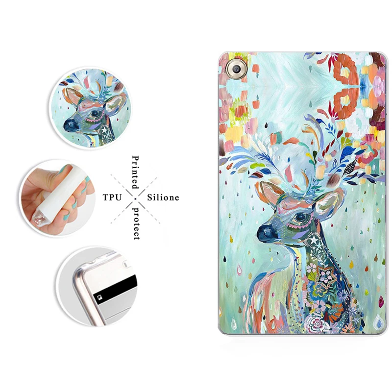 

Painted Diy Ultra Thin Tablet Cover For Lenovo Tab4 Tab 4 8 8 Plus 10 10 Plus Tb 7304i Tab 2 A10-70l 710 710L Silicone Back Case