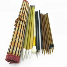 13 шт. кисть для китайской живописи авторучка Freehand пейзаж чернила живопись шерстяная ласка множество волокон кисточка для китайской каллиграфии