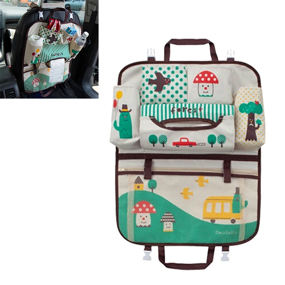 

Mummy Bag Car Back Seat Organizer Stowing Tidying Storage Hanging Bag Car-styling for kids Carriage Baby Diaper Universal