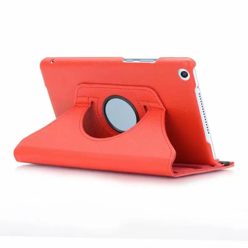 Оранжевый Coque чехол для huawei MediaPad T5 8,0 дюймов JDN2-W09/AL00 360 Вращающийся Кожаный чехол для Honor Pad 5 8,0 ''чехол для планшета - Цвет: Оранжевый