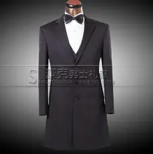 2017 new arrival england men suit set with pants mens suits groom formal dress mens black wedding suit suit + pant + tie 4XL