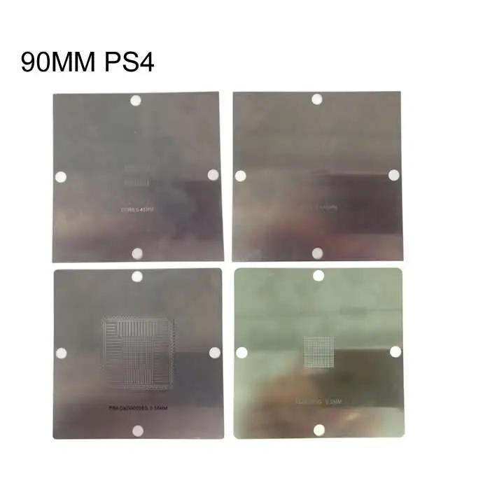 Трафарет bga для PS3 / XBOX360 WILL/PS4 прямое нагревание 90*90 мм 80*80 4 шт./компл.|Паяльные