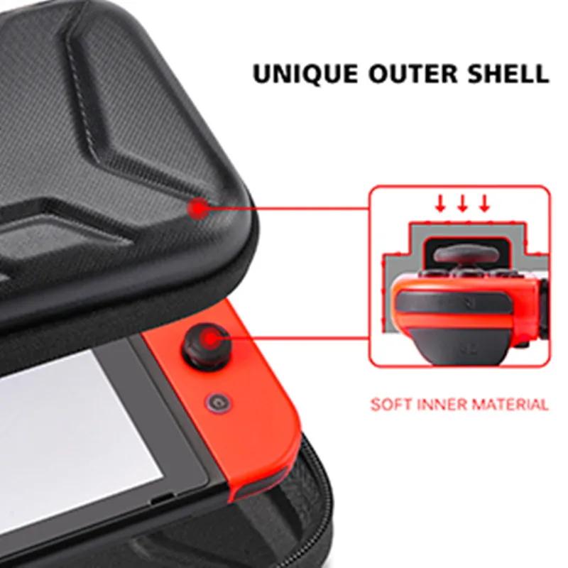 Чехол для консоли Nintendo Switch и аксессуаров Защитный Водонепроницаемый Дорожный с