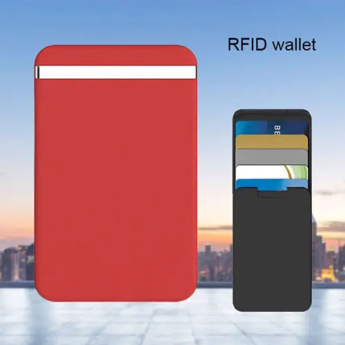 Мужские Женские PC ID кредитный держатель для карт протектор RFID Анти-боковой кошелек чехол для карт
