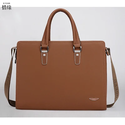 

XIYUAN man Genuine Leather Handbag Bags Men Briefcase Cowhide Business Male Handbags Messenger Bags Leather Crossbody Bag black