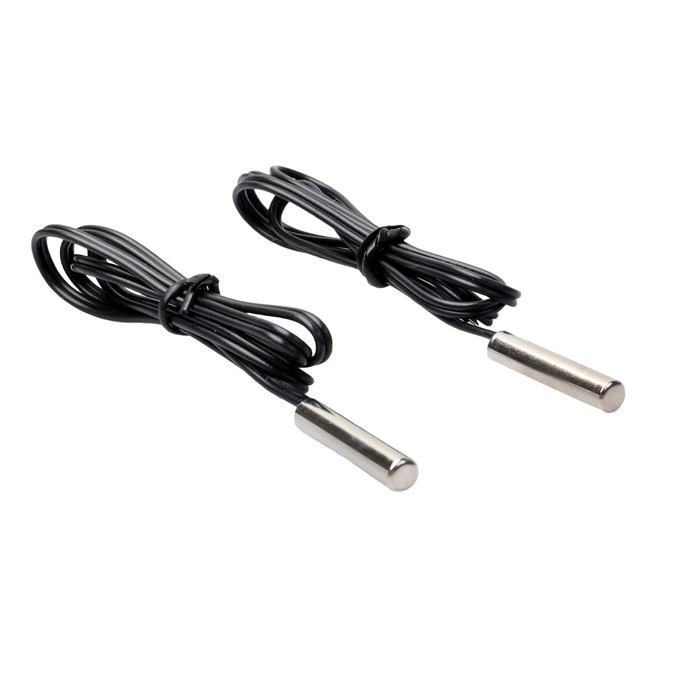 

2pcs Temperature Sensor High Sensitivity Thermistor Cylinder Probe 0.5m Wire for Water Heaters Home Appliances