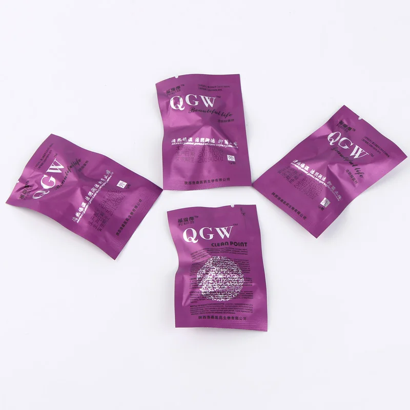 

50pcs vaginal medicine swabs discharge toxins feminine hygiene gynecological cure care pad beautiful life swab tampons