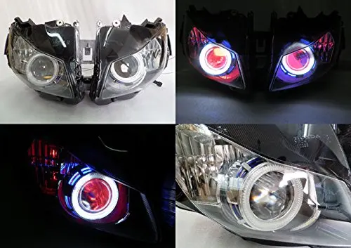 Ангел глаз HID проектор демон передняя фара в сборе для 2012-2013 Honda CBR1000RR