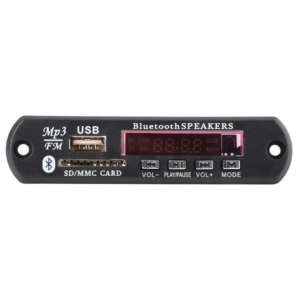 12 V, включающим в себя гарнитуру блютус и флеш-накопитель USB 4,2 MP3 декодер доска Модуль ж/Слот для карты SD/USB/FM/пульт с декодером плата Модуль гибкий кабель