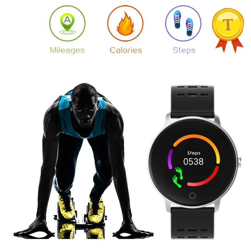 Погода Push Heart Rate Смарт часы полоса кровяного давления кислородный монитор мульти спортивные режимы Красочные смарт-часы для фитнеса
