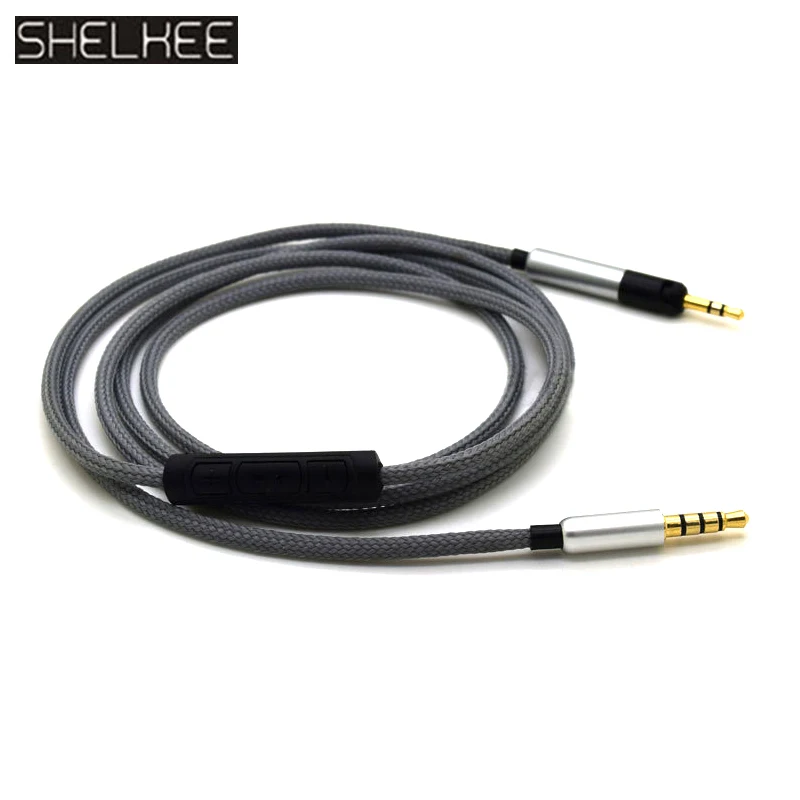 Высококачественный Улучшенный аудиокабель SHELKEE для аудиотехники ATH M50x M40x M70