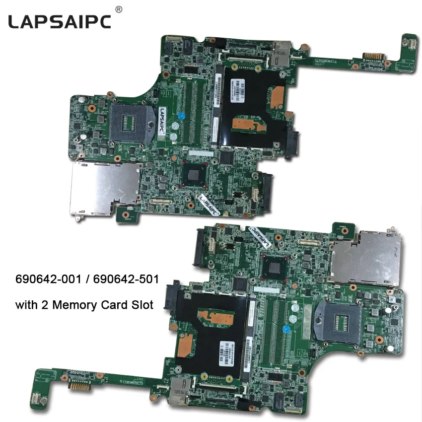 

Lapsaipc 690642-001 690642-501 Mainboard for HP 8570W laptop motherboard QM77 with 2 Memory Card slot tested good working