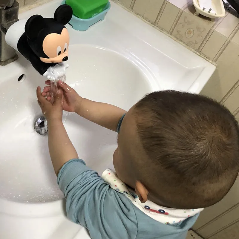 Милый кран удлинитель прочный мультфильм дети малыш раковина для ванной кран удлинитель Краб мытье рук