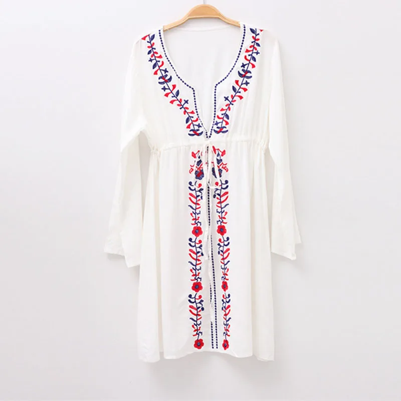 

Women Cardigan Coat Sweater Outwear Hot Selling European And American Rayon Embroidered Embroidery Sundress
