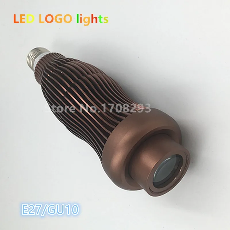 Светодиодный логотип, 5 Вт, 7 Вт, E27 GU10 светодиодный статический лампа-проектор логотипа на заказ проекции реклама светильник 110V 220V240V
