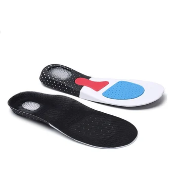 

Unisex Solid Casual shoes pad 2018 New thickening shock absorption Breathable basketball football Silicone Gel soft insole