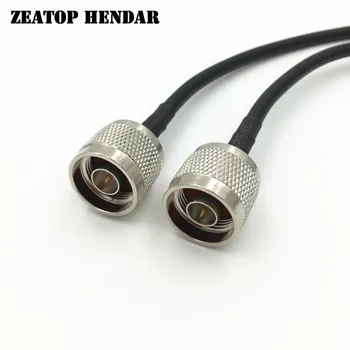 

5Pcs RG58 / LMR195 Wire N Male Jack to N Male Plug RF Extension Coaxial Pigtal Jumper Cable Connector 20CM 30CM 50CM 1M 2M 3M 5M