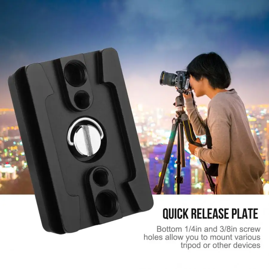 

High Quality Tripod Quick Release Plate Mount Cable Wire Fixing Clamp Lock for DSLR Cameras
