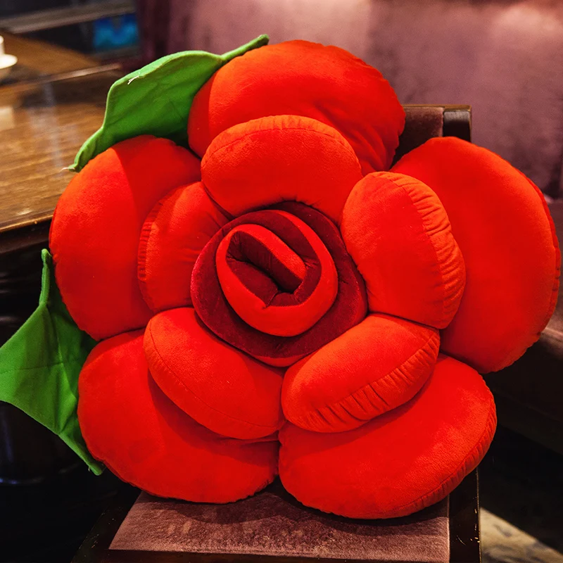 giant colorful rose plush pillow creative sofa car bed cushion pillow flower toys for girl gift wedding decoration 35inch 90cm DY50500 (2)