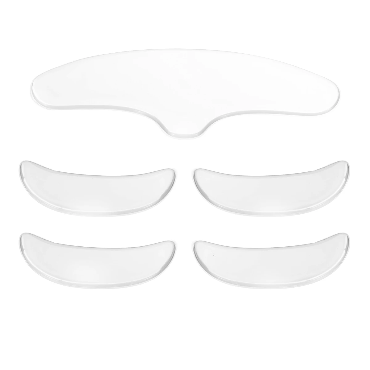 Shellhard 5pcs Anti Wrinkle Eye Face Pads Reusable Face Lifting Silicone Overnight Anti-aging Eliminate Prevent Face Wrinkle
