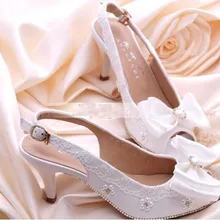 2015 Wholesales High Heeled Promotion Fashion Designer Shoes Rhinestone Dance Shoes Imitation Pearl Wedding Bridal Dress Shoes