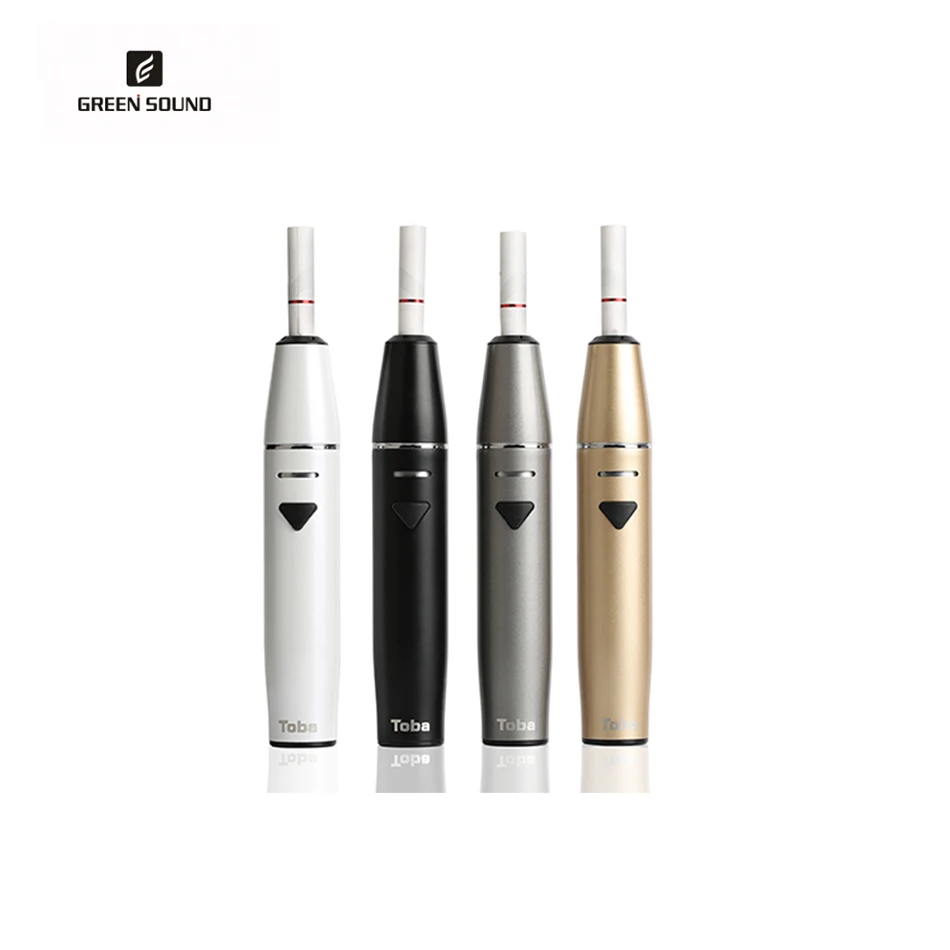 Original Green Sound Toba Heat Not Burn Vaporizer with 1500mah 510 thread New Style vape kit Electronic Cigarette Vape Pen Original Green Sound Toba Heat Not Burn Vaporizer with 1500mah 510 thread New Style vape kit Electronic Cigarette Vape Pen