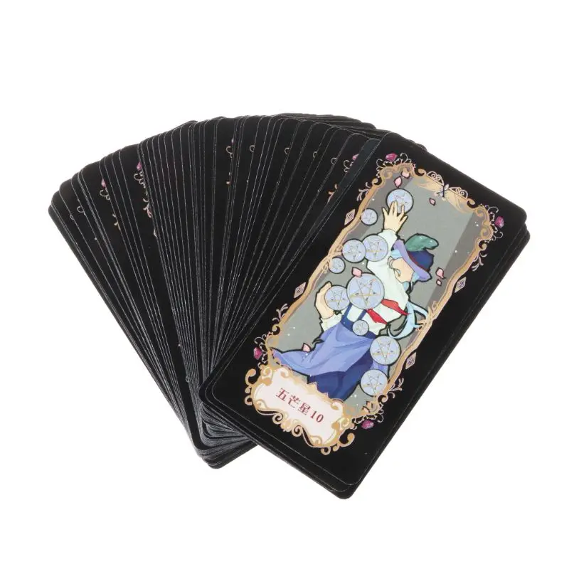 

Student Tarot Cards With Colorful Box Mysterious Divination Astrology Board Game